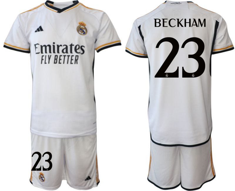 Men 2023-2024 Club Real Madrid home white #23 Soccer Jersey